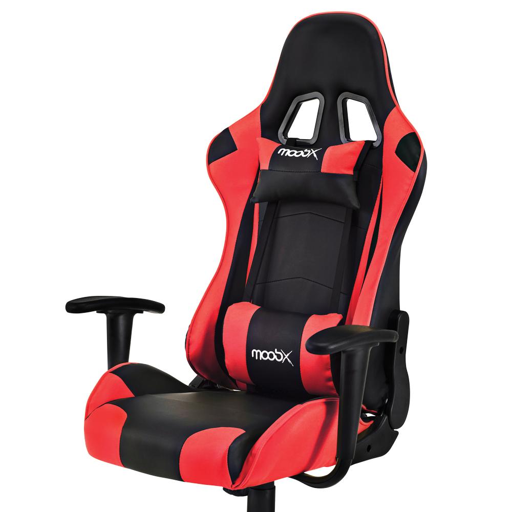 Cadeira Gamer Moob GT Racer Preto/Vermelho