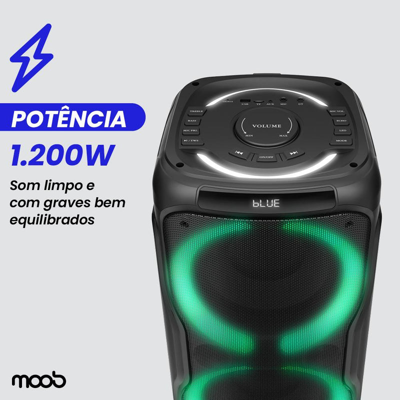 Caixa de Som Moob Groove Amplificada