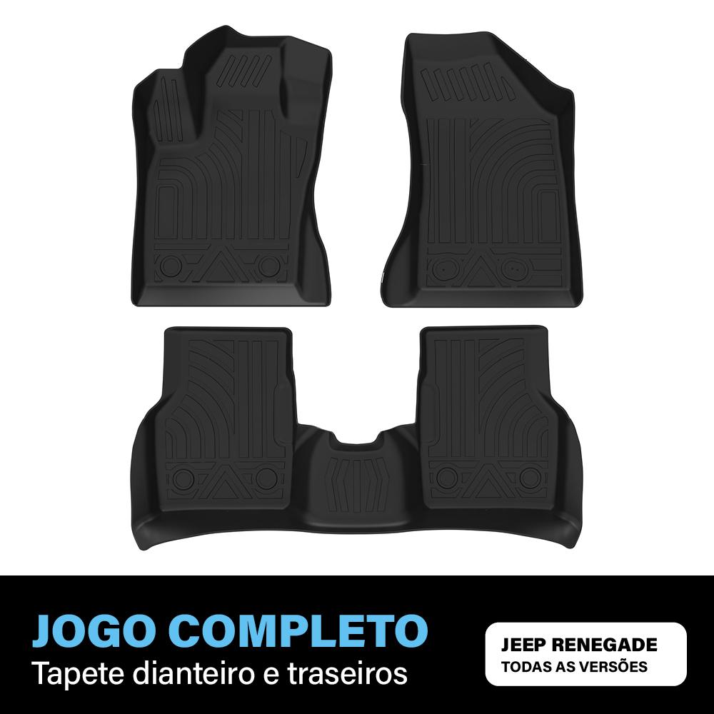 Tapete Bandeja - Jeep Renegade (3 Pçs)