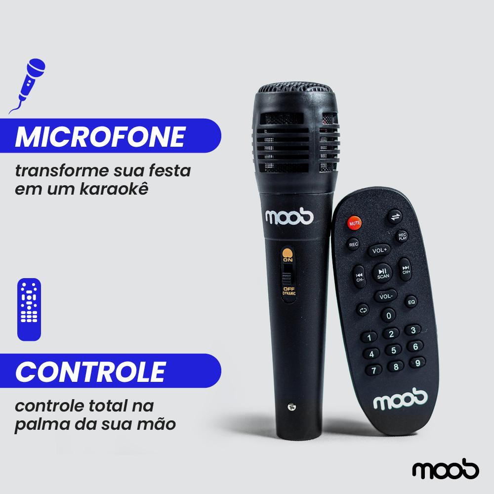 Caixa de Som Moob Fusion Amplificada