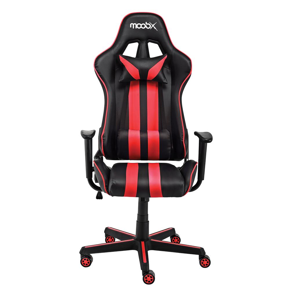 Kit Cadeira Gamer Moob Nitro com Mousepad Redragon Preto/Vermelho