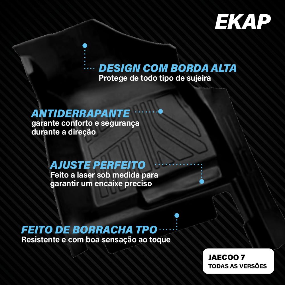 Tapete Bandeja - Chery Jaecoo 7 (3 Pçs 5D)