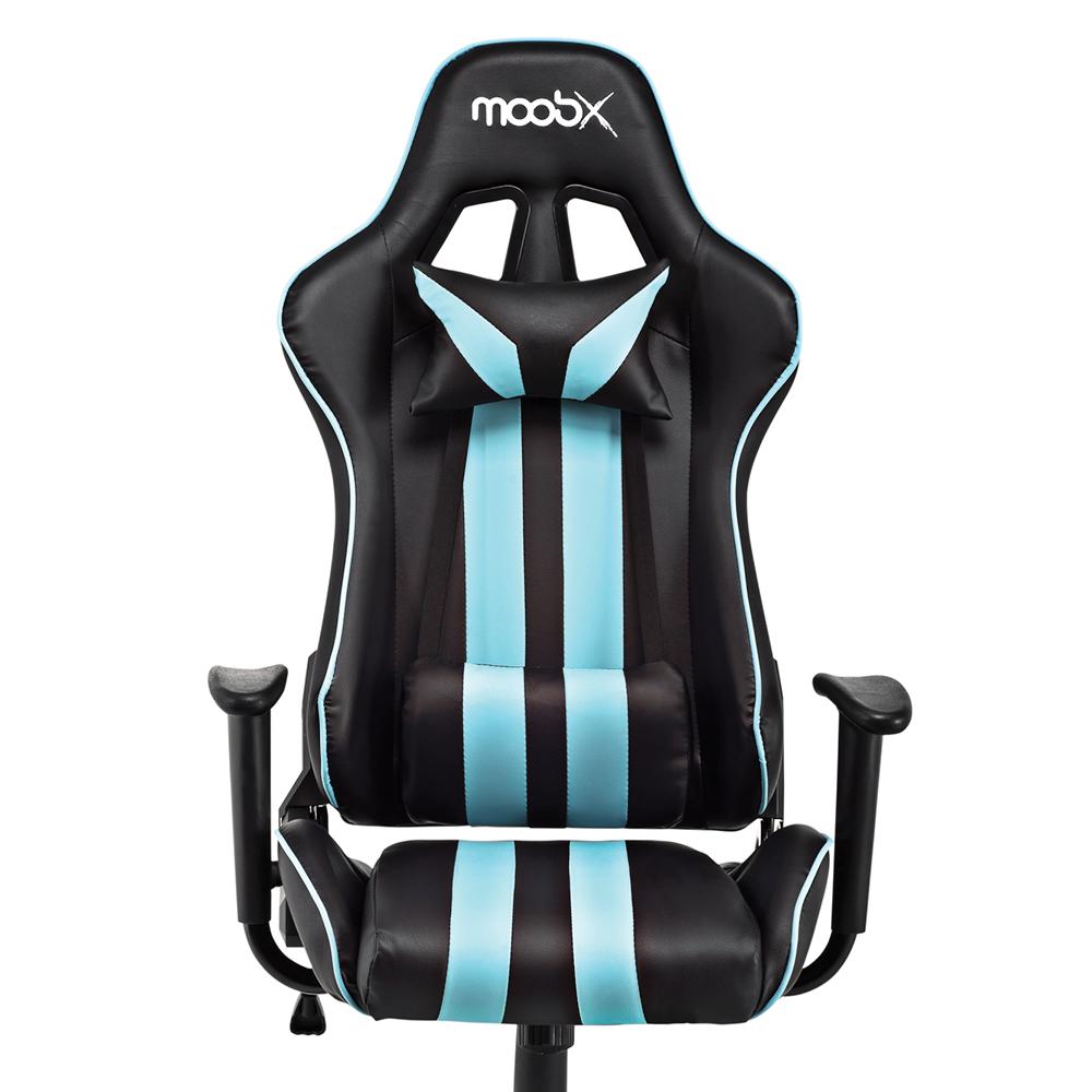 Kit Cadeira Gamer Moob Nitro com Mousepad Redragon Preto/Azul