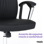 Cadeira Moob Lisboa Presidente Preta
