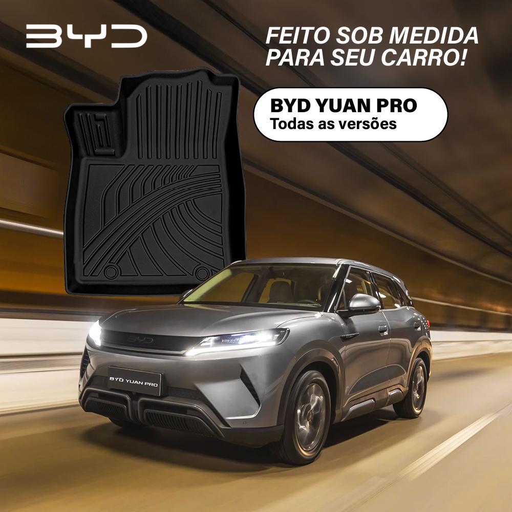 Tapete Bandeja - BYD Yuan Pro (3 Pçs 3D)