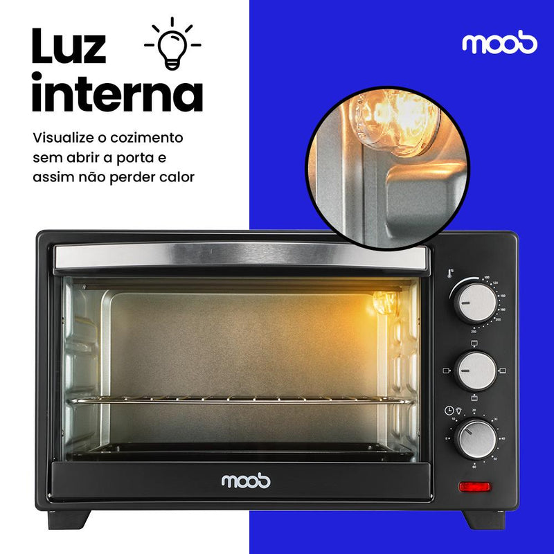 Forno Elétrico Bancada Moob 50 Litros - 127V
