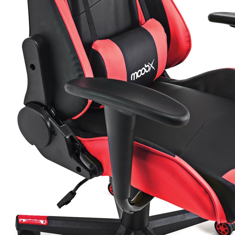 Cadeira Gamer Moob GT Racer Preto/Vermelho