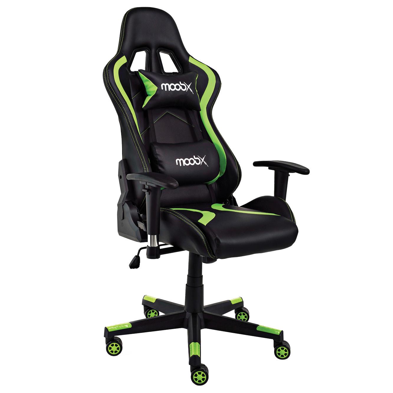 Cadeira Gamer Moob Thunder Preto/Verde