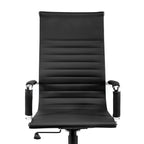 Cadeira Moob Boston Presidente Preta/Cromada
