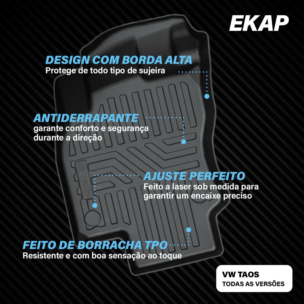Tapete Bandeja - Volkswagen Taos  (3 Pçs 3D)