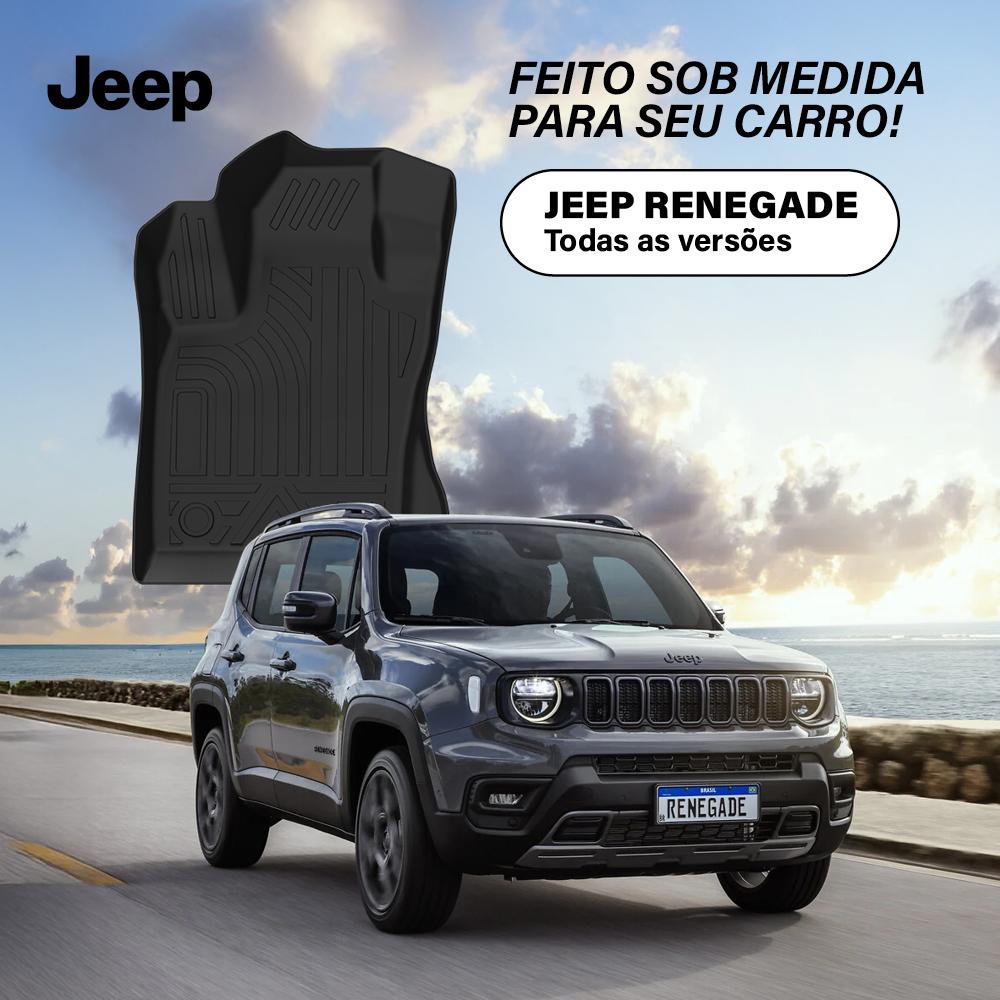 Tapete Bandeja - Jeep Renegade (3 Pçs)