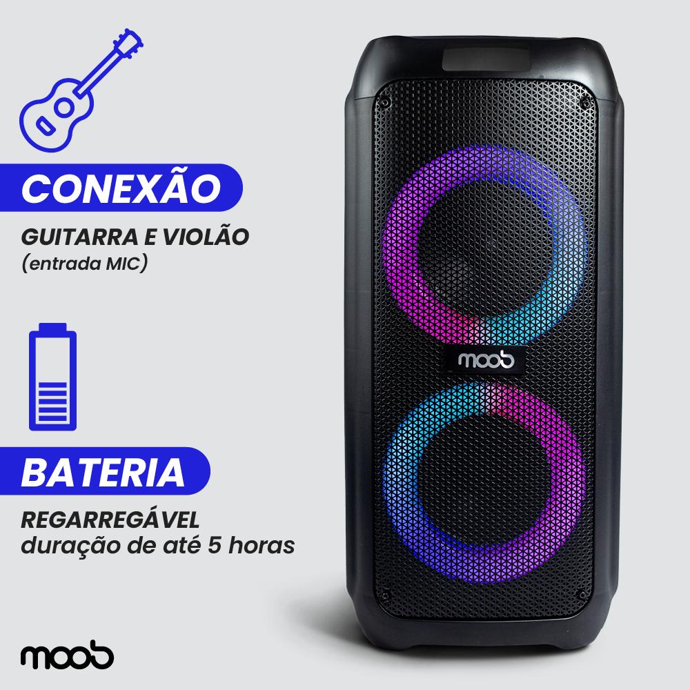 Caixa de Som Moob Fusion Amplificada