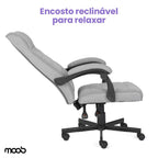 Cadeira Moob Vegas Presidente Cinza