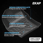 Tapete Bandeja - Corolla Sedan (3 Pçs 3D)