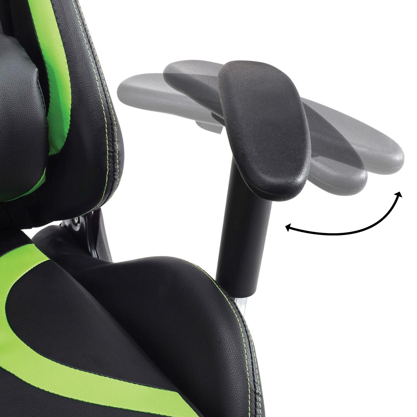 Cadeira Gamer Moob Thunder Preto/Verde