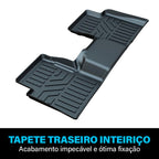Tapete Bandeja - Fiat Toro (3 Pçs 3D)