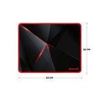 Kit Cadeira Gamer Moob Nitro com Mousepad Redragon Preto/Vermelho