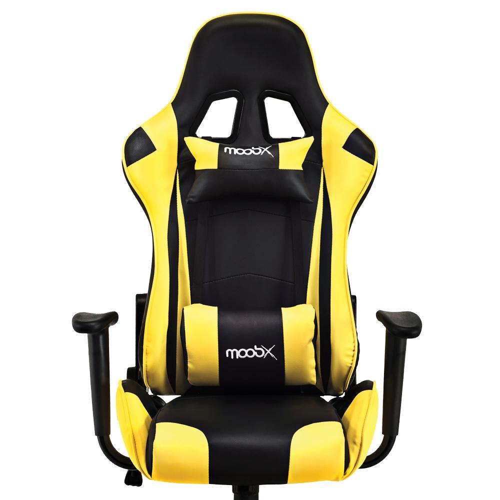 Cadeira Gamer Moob GT Racer Preto/Amarelo