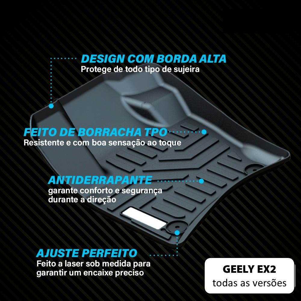 Tapete Bandeja - Geely EX2 (3 Pçs 3D)