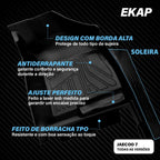 Tapete Bandeja - Chery Jaecoo 7 (4 Pçs 5D)