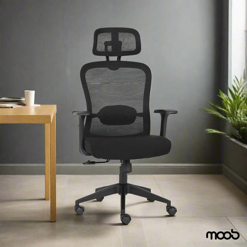 Cadeira Moob Tokyo Presidente Preta
