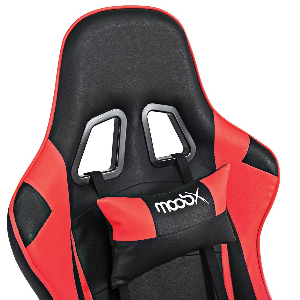 Cadeira Gamer Moob GT Racer Preto/Vermelho