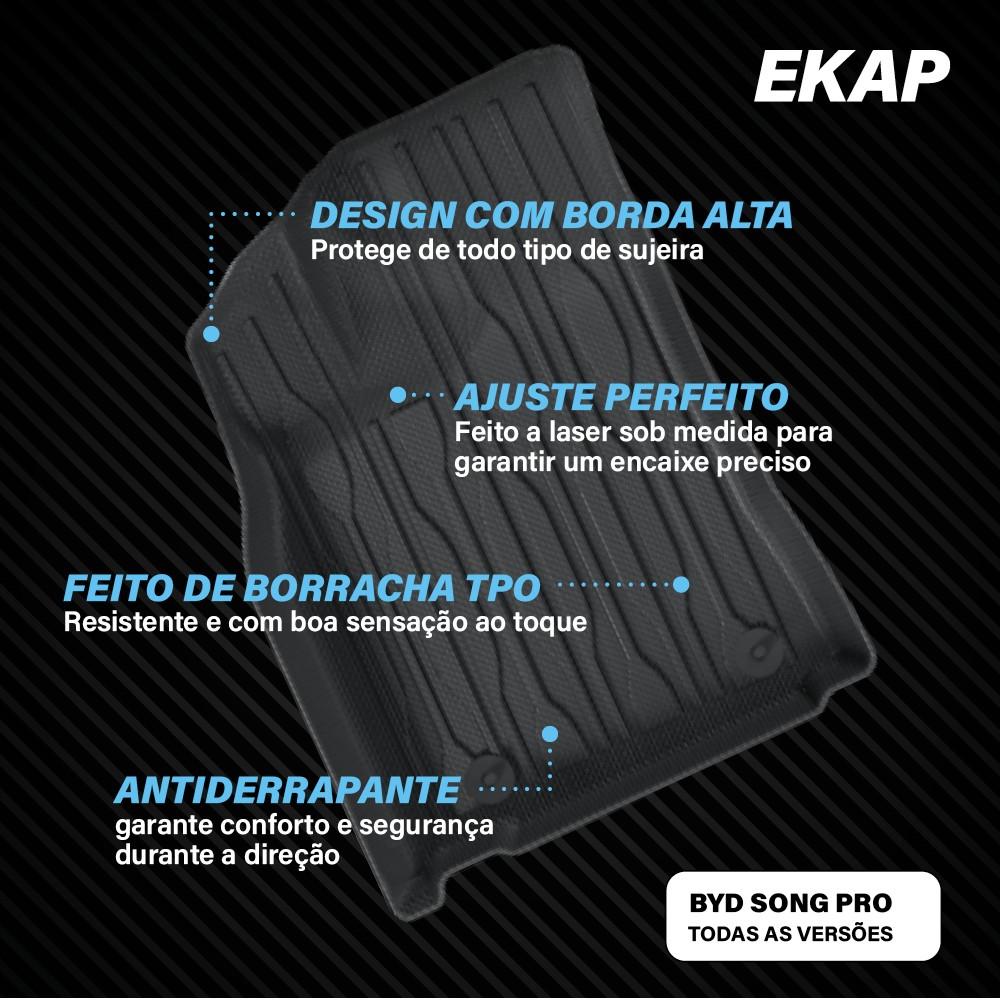 Tapete Bandeja - BYD Song Pro (4 Pçs 3D)